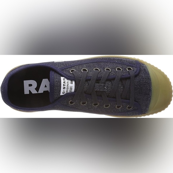 G-STAR RAW “ROVULC ROEL DENIM” LOW CUT SNEAKERS SHOES SIZE EU 39 MENS 6 WOMENS 8 - Picture 15 of 16